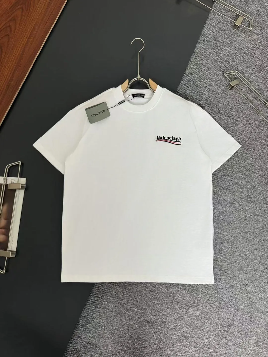 Balenciaga* *280g t logo New Arrival t ， ， Versatile ：White Black Sizes：S M L XL XXL